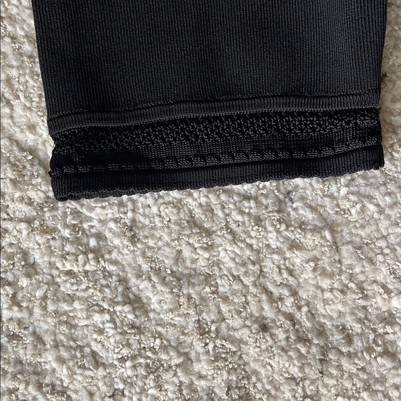 House of Cb Lilla Black Openwork Knit Midi Dress Small